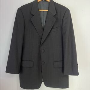 Valentino Uomo Suit Jacket Blazer Men's Dark Gray 50R